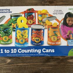 Learning Resources Counting Cans