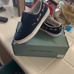 Brand New. Never Used. Toms Size 1Y. Asking $30. i Can Deliver.