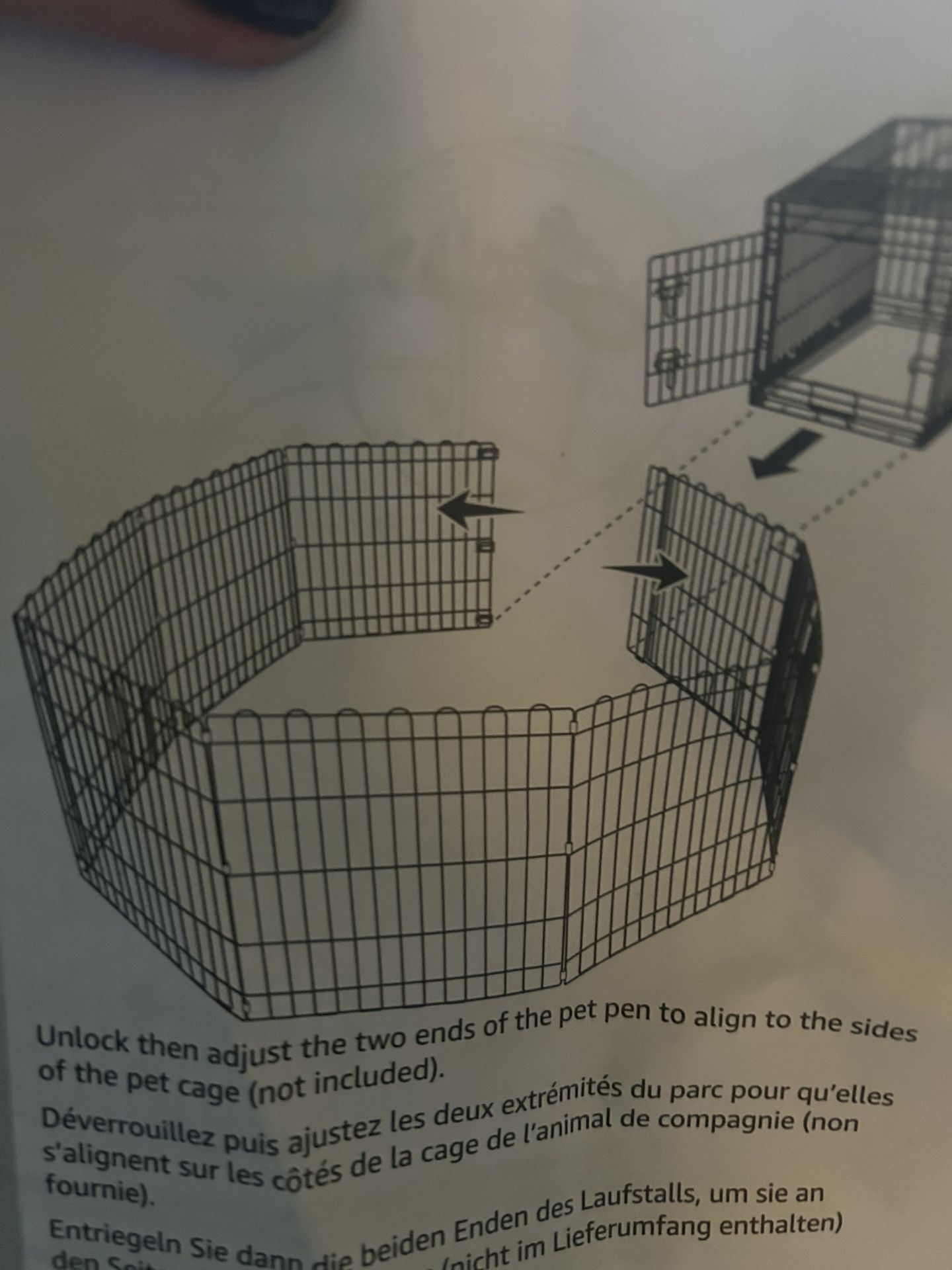 Foldable Metal Pet Exercise and Playpen