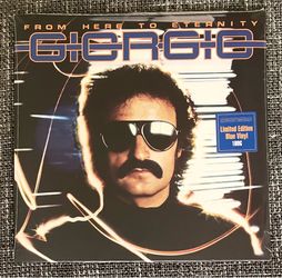 Giorgio Moroder - From Here To Eternity Limited Edition 180g Blue Vinyl LP Sealed Brand New