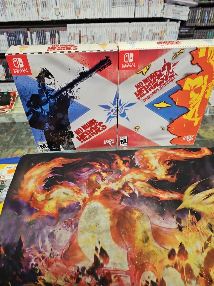 No More Heroes -1 And 2 Collector's Edition (Nintendo Switch) LRG #99 - Sealed New