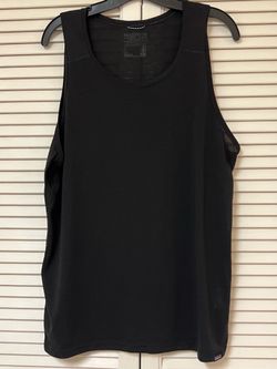Patagonia Mens Black Capilene Cool Trail Tank Top - Size Large - EUC