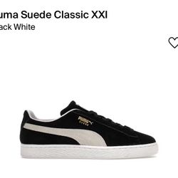 Shoes - Puma Suede Classic XXI Black White