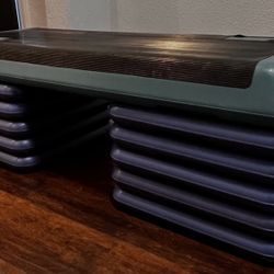 Reebok Professional Aerobic Step w/ Risers – Commercial Grade
