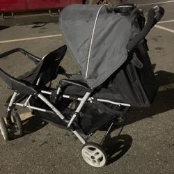 Graco Duoglider Double Stroller Like New Used Cond