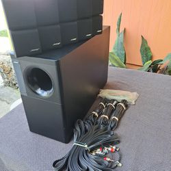 Bose Acoustimass 10 with a Yamaha RX-V575 Amplifier 320 Watt home theater speaker system