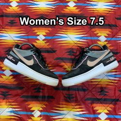 Nike Air Force 1 Shadow Black Light Arctic Pink Women’s Sz 7.5 CU5315-001 Shoes