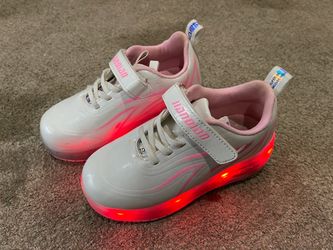 Jiandian Kids Light-Up LED 2-in-1 Roller Shoes