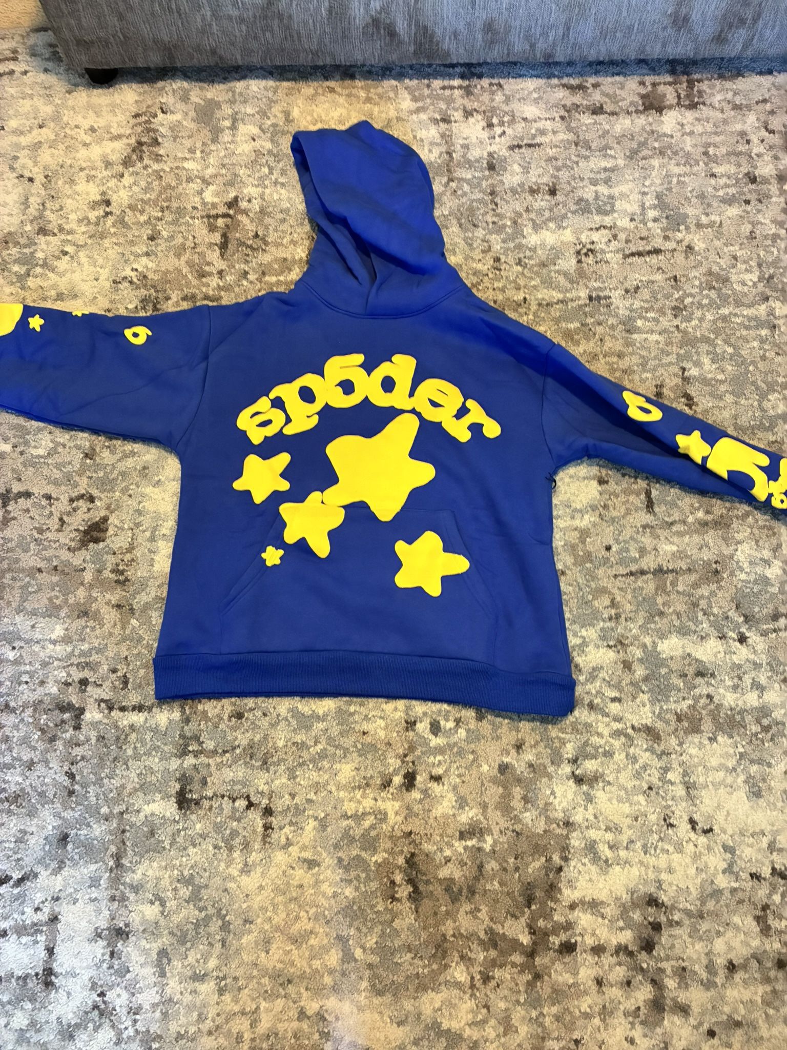 Blue Sp5der Hoodie