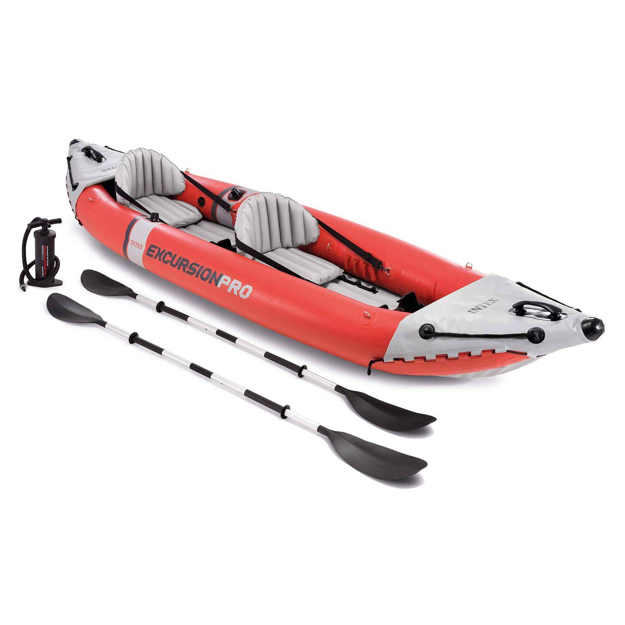 INTEX EXCURSION PRO INFLATABLE KAYAK BOAT COMPLETE SET ***** FISHING *****