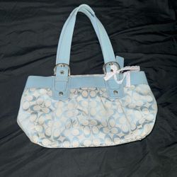 Baby Blue coach purse