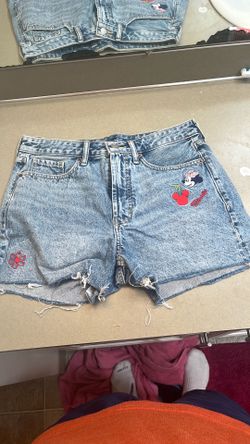 Jean shorts high rise size 8