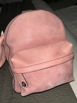 Coach Leather Backpack