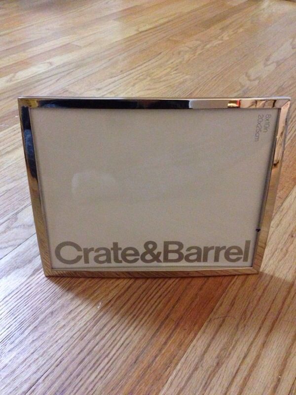 Silver pic frame from Crate&Barrel