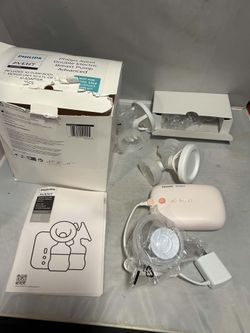 Philips AVENT Single/Double Electric Breast Pump SCF391/62 AC Adapter White