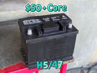 Car Battery Group Size 47/H5