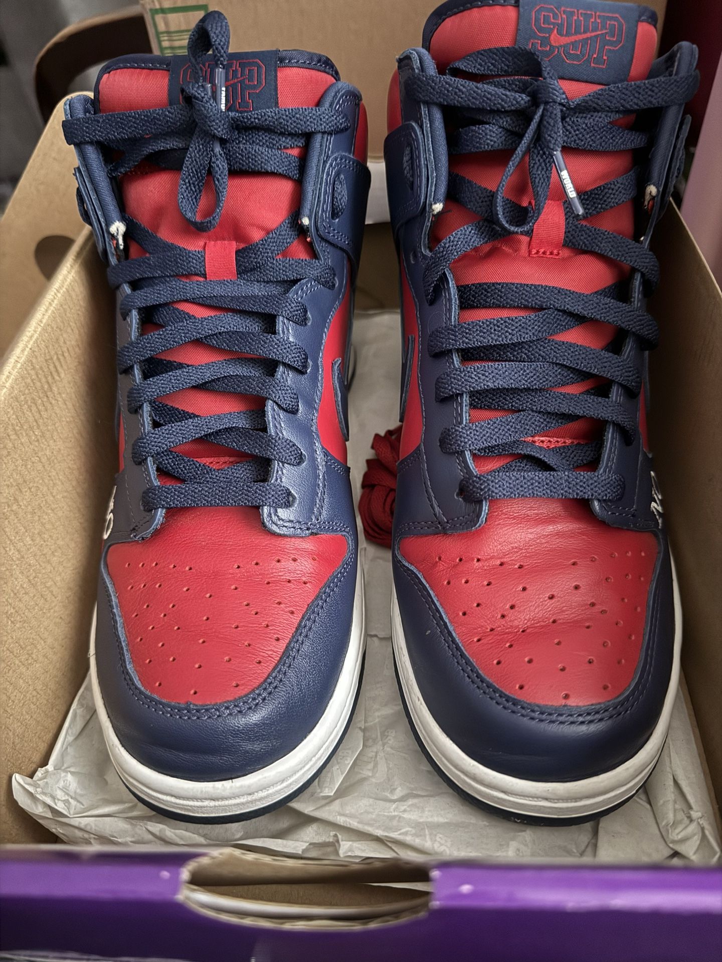 Nike SB Dunk High Supreme By Any Means Navy