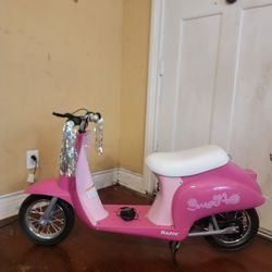 Razor Pink Pocket Mod Sweet Pea 24V Electric Scooter With Charger