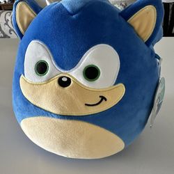 Squishmallows Sonic The Hedgehog 10" SEGA Plush - NWT