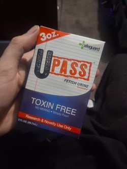 Upass.  Fake urine . Pass drug test
