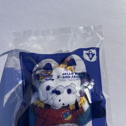 Yu-Gi-Oh! x Hello Kitty and Friends Pochacco X Time Wizard Keychain Dangler McDonalds