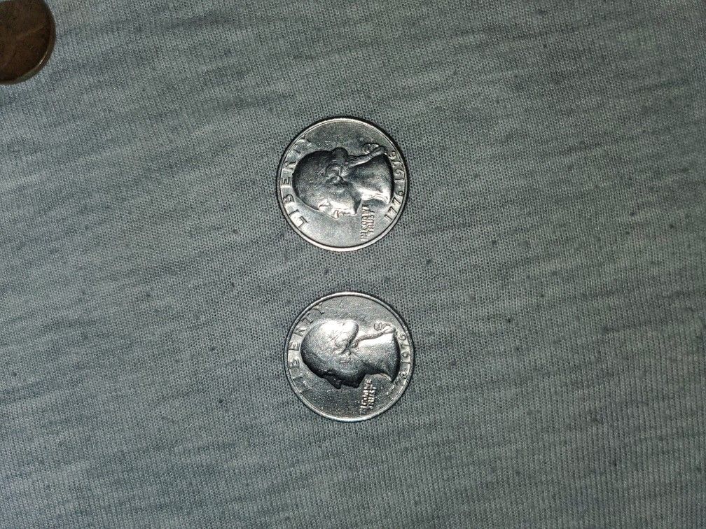 Two 1(contact info removed) BICENTENNIAL QUARTERS