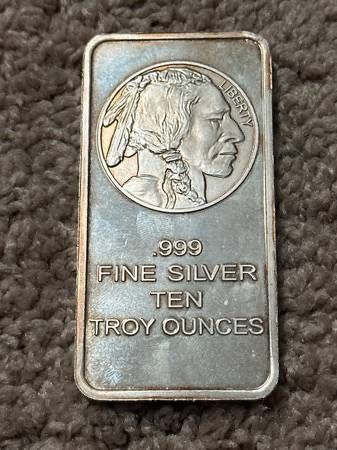 10oz Silver Bar
