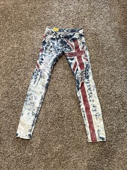Womens Skinny Jeans with Jack Union flag