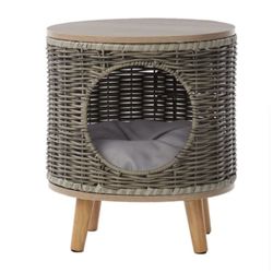 Whisker City 16" Wicker Cat Lounger One Size