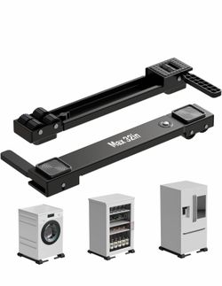 Appliance Rollers Heavy Duty,Newest Extendable Appliance Sliders,Liftable Washing Machine Base,Easily Move Washer and Dryer Machines,Refrigerators,Fur
