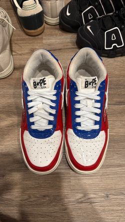 2020 Bapesta Low M2 'Red Shark Face'