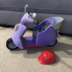 American Girl Scooter and Helmet