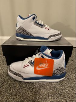Air Jordan 3 True Blue 2026 GS Size 4.5Y / Women’s Size 6 (SKU: DM0967-104)