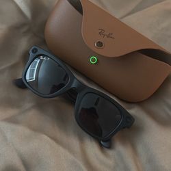 RayBan Meta Wayfarer Black Sunglasses