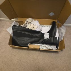 Brand New. Never Worn, Tall Black Boots. Wide Calf. 