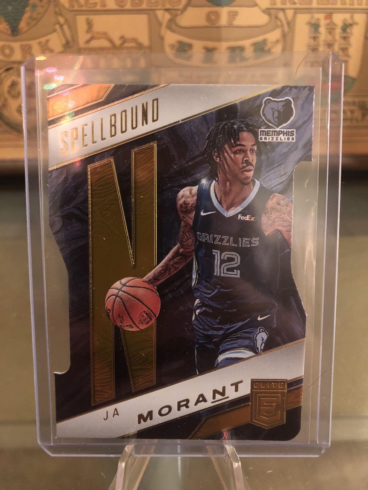 NBA Basketball Card Ja Morant Elite Spellbound