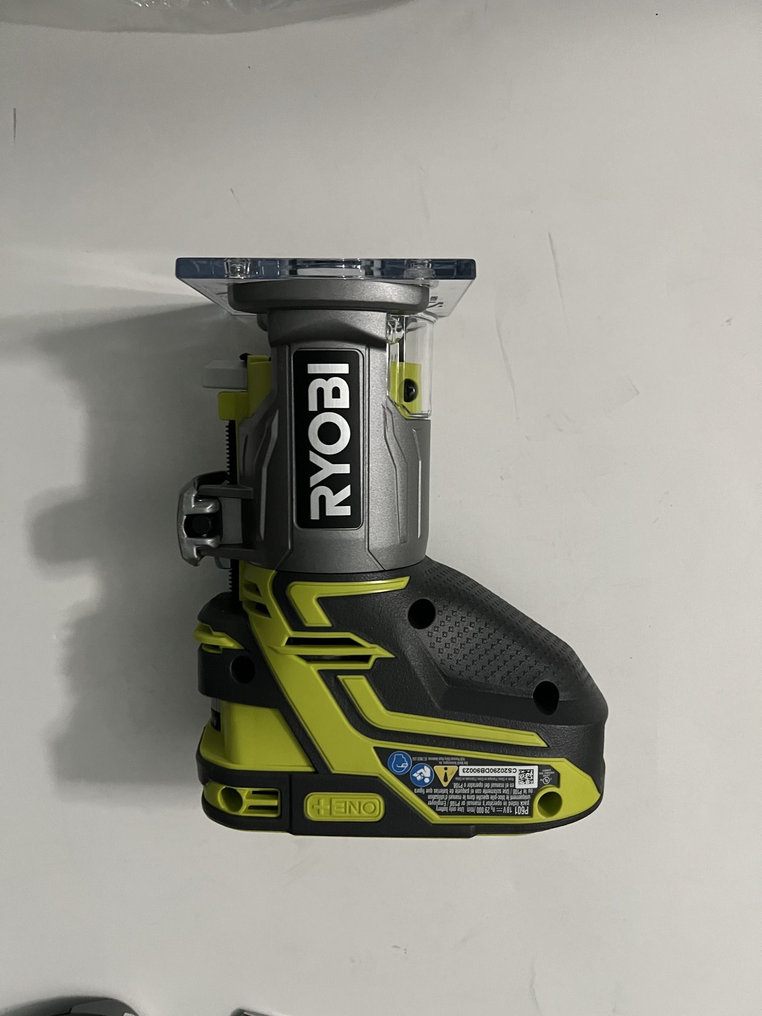 Ryobi ONE+ 18V Cordless Fixed Base Trim Router (Tool Only) with Tool Free Depth Adjustment
