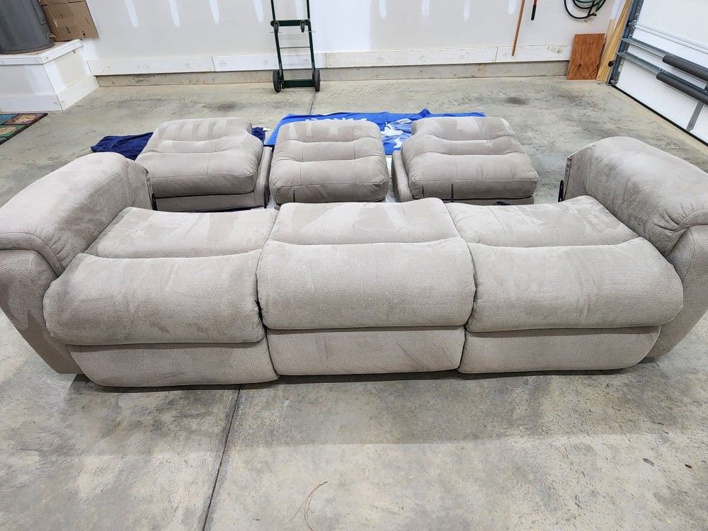 Flexsteel 3 Cushion Power Reclining Sofa
