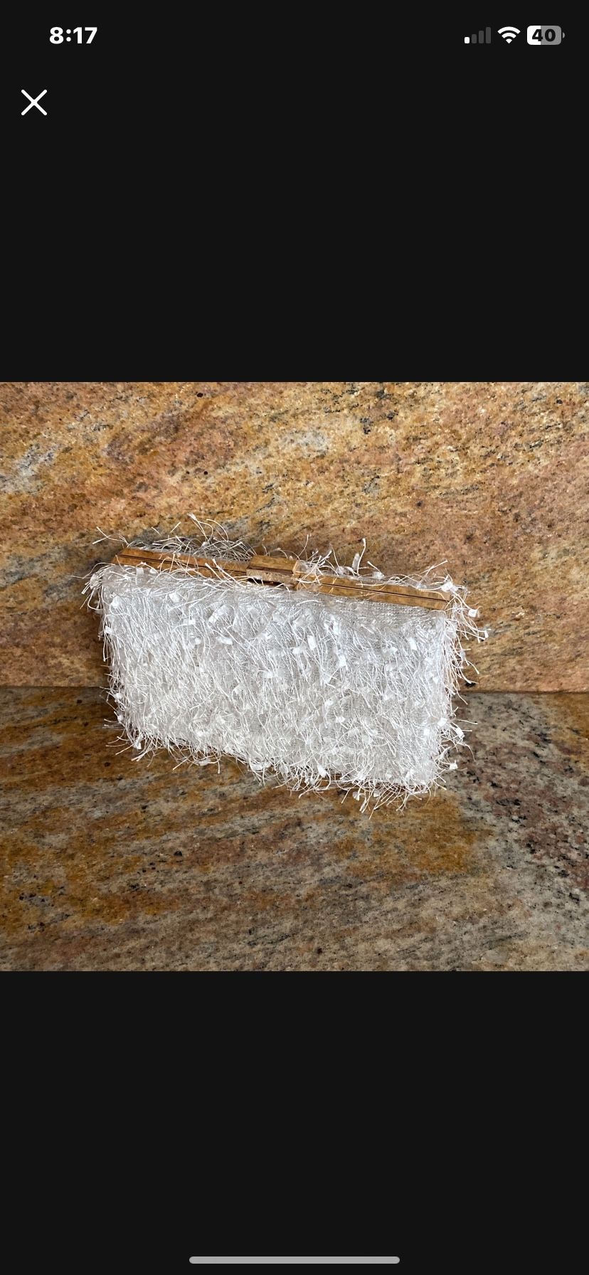 New Box Purse With Chain Strap