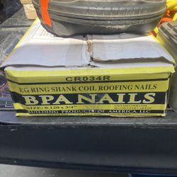 Galvanized Roofing Nails Shank Coils Box