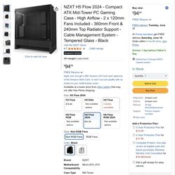 PC Gaming Case Airflow Tower