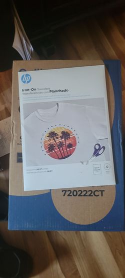 Iron on transfers never opened