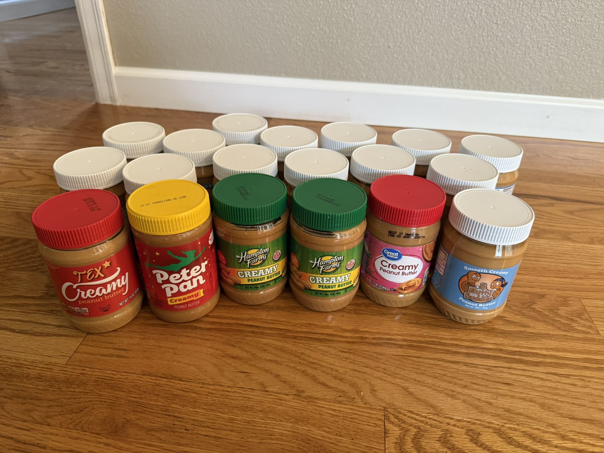Lots of peanut butter