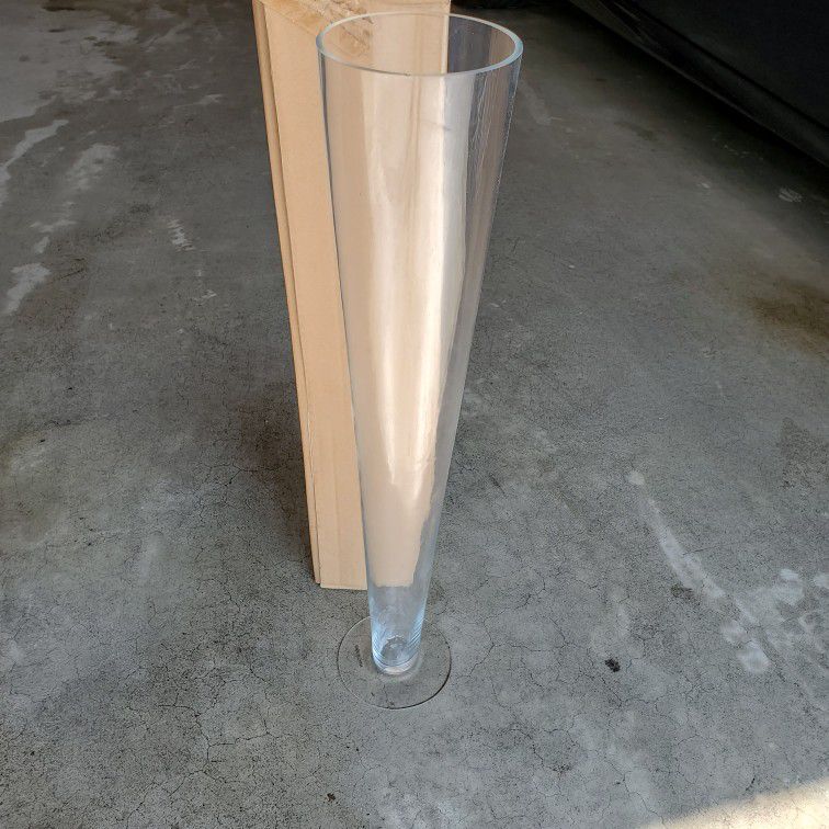 Tall Glass Vase (11) Available 