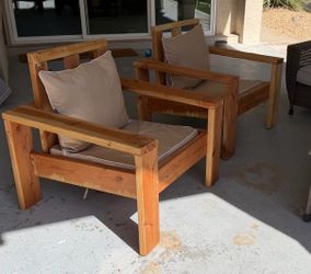 Custom Handcrafted Outdoor Chairs