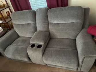 Gray dual recliner loveseat 2 available