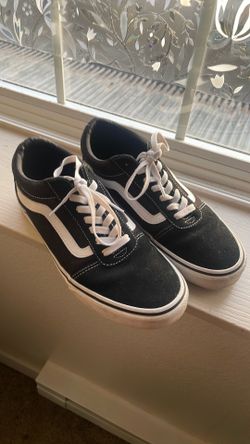 Vans,old school, Black/White, 8.5 Men