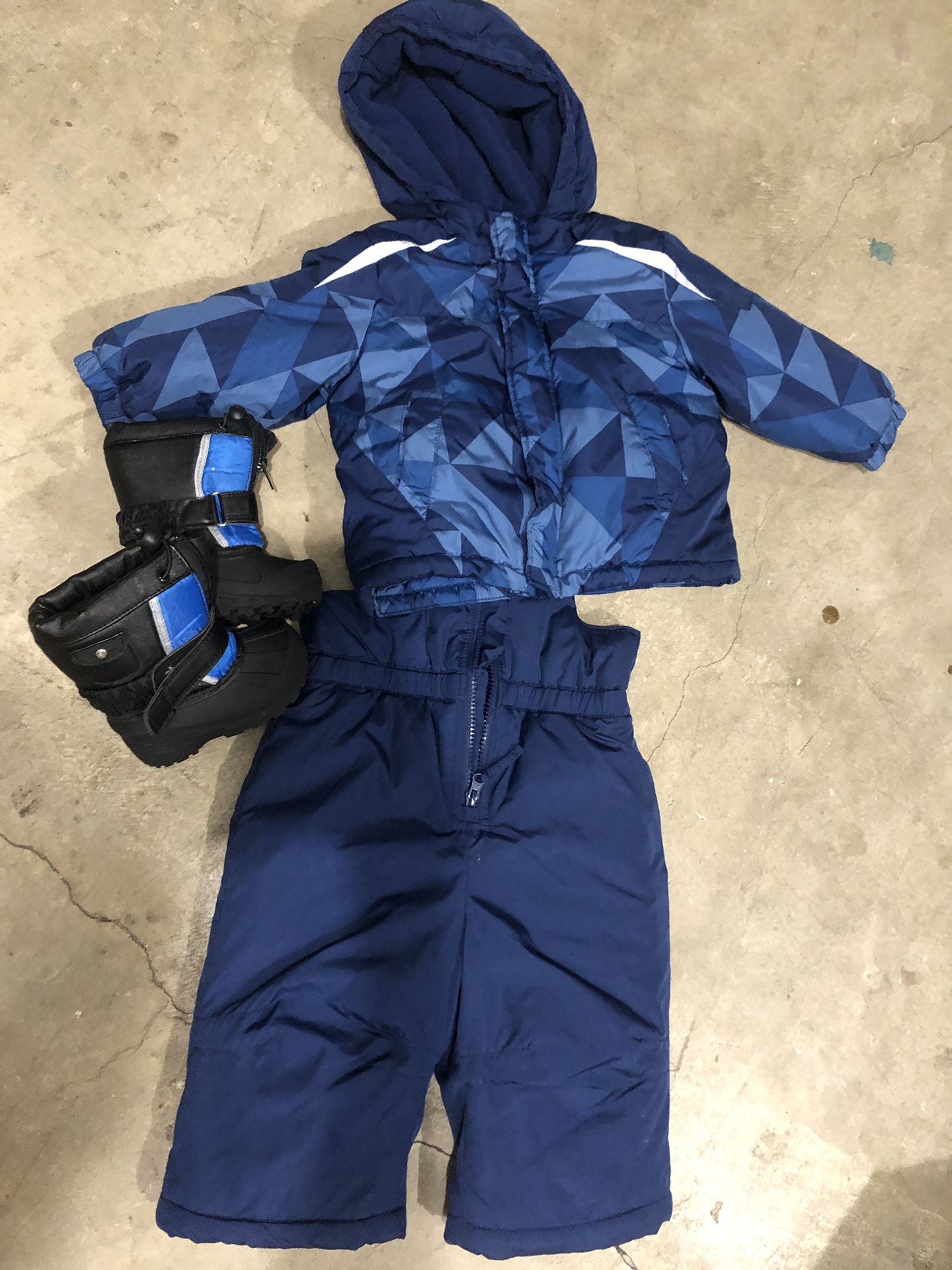 12 Months Snow Bib And Boots