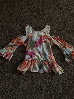Multicolor Abstract Blouse