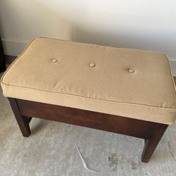 Small Storage Ottoman Bench